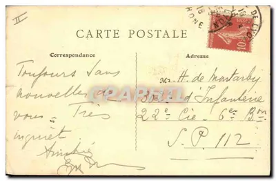 Lyon — Ogólny widok z Collegium św. Justyna — B.F., Paryż — Rewers