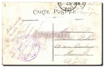 LYON — Plaza Carnot — Monumento a la República — editor C. Chabert, n°41 — Reverso