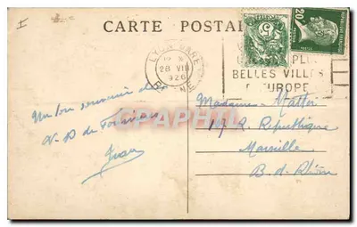 LYON — Colina e Basílica de Nossa Senhora de Fourvière — Verso