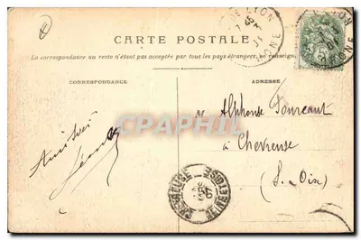 LYON — Cours du Midi e Place Carnot — P. Martel, editor Lyon — Verso