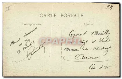 Lyon - Panoramiczny widok na Saône — B. F., PARIS — Rewers