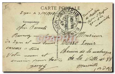 LYON — Algemene uitzicht op Vaise en de Mont d'Or — E.R. n°132 — Achterkant