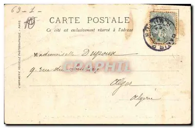 LYON. Najświętsza Maria z Fourvières — Widok z Wieży Metalowej — LL. Obserwatorium i Restauracja Gay — Lyon-Fourvière — Rewers