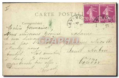 Lyon — perspektywa mostów nad Ryniem — B.F., Paryż — Rewers