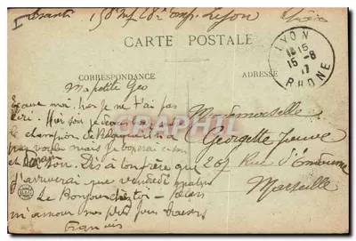 LYON — Vista geral sobre Vaise e o Monte d'Or — E.R. — n°132 — Verso