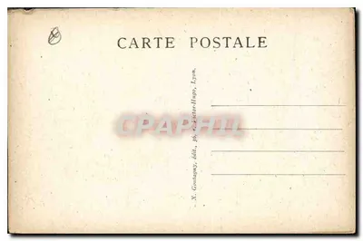 Lyon — Perspektywa mostów nad Saoną — X. Contagny, wyd., 36, ul. Victor-Hugo, Lyon — Rewers