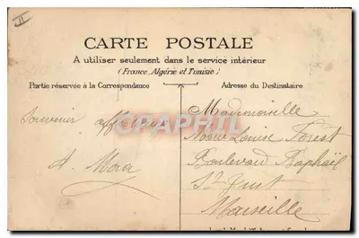 Lyon — Plac Carnot. Pomnik Republiki — wydawca nieodczytelny — Rewers