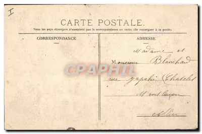 LYON — Pomnik Carnota — P. Marchet, wyd. Lyon, n°8 — Rewers