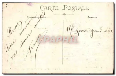 LYON — Plac Carnot, Pomnik Republiki — Carrier, wyd., model zarejestrowany — Rewers
