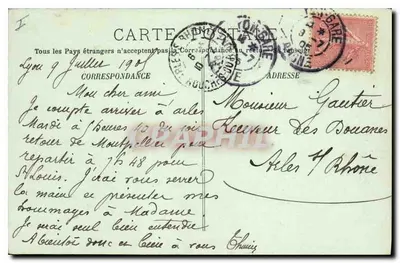 Lyon — Plac Carnot — LL. n°30 — Rewers