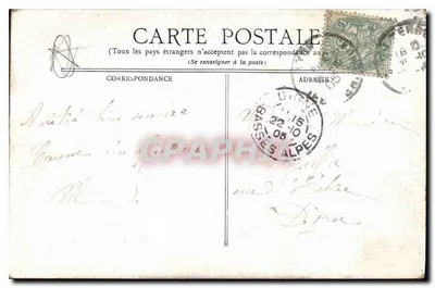 Lyon — Monument Carnot (Place de la République) — E.B.R. Paris — Verso