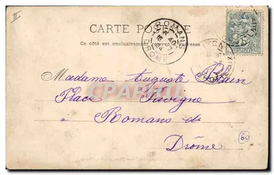 Lyon - Monument Carnot (Piazza della Repubblica) — editore Narcy, n° 35 — Verso