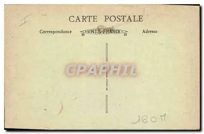 LYON — Pomnik Carnota (zbudowany w 1900) — Perspektywa ulicy République i wzgórza Croix Rousse — B.F. 'Lut' — Rewers