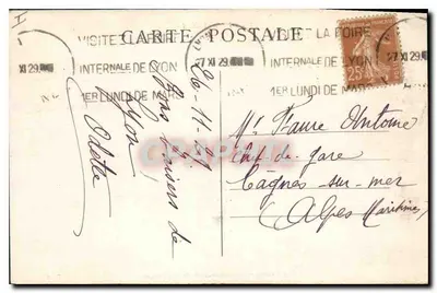 Cours Verdun i Pomnik Republiki — Lyon — Lyon Illustré, nr 9 — Rewers