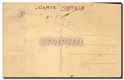Le Bec de l'Aigle vu de l'Île Verte — vue côtière avec falaise et phare — éditeur Tardy — Verso