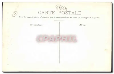 Arles — Binnenkant van de Kerk van Sint Trofimo — Collectie J. Poirey, n°193 — Achterkant
