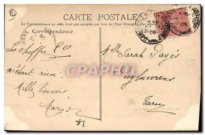 Marsiglia — L'Arco della Trionfale — Magasin Général - Marsiglia — Verso