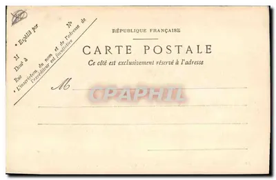 Marseille — Triomfboog van de Poort van Aix — P. R. n° 116 — Achterkant