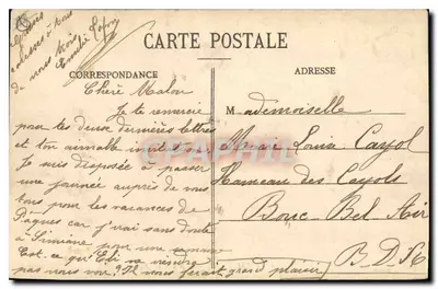 Porte d'Aix — Marsylia — wydawca EL — Rewers