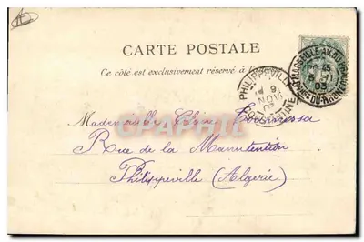 Marseille - Port Aix — Arc triumfalny poświęcony Republice — wydawca L.P. nr 16 — Rewers