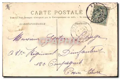 Marseille - De Poort van Aix — Foto R. Lacombe — n°3 — Achterkant