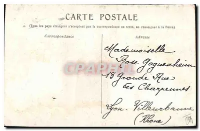 Marseille — Poort van Aix — uitgever niet zichtbaar — Achterkant