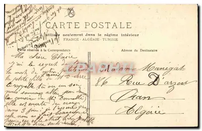 Marselha - A Porta de Aix — editor Fot. L. Larocq, n°3 — Verso