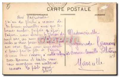 Marseille — A Porta de Aix — A.R. Marseille — Verso
