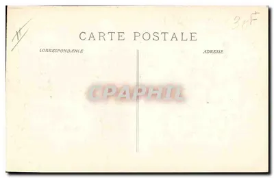 Marseille — Het Triomfboog van de Poort van Aix — onbekende uitgever, serie nummer 3 — Achterkant