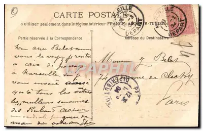 Marselha — A Porta de Aix — Phototyp. E. Lycour — Verso