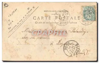 Marseille — Arc de Triomphe de la Porte d'Aix — P. R. — n°37 — Rewers