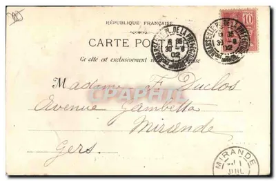 Marseille - De Poort van Aix — N.C. Uitgever, n°2 — Achterkant