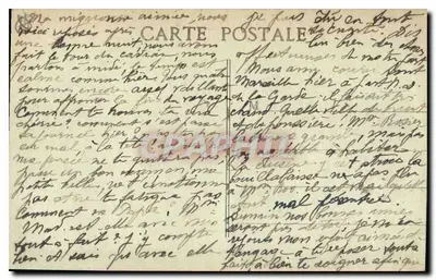 MARSEILLE — Plac Aix — Arc de Triomphe de la République — wydawca: C.M. (C. M. / C. M. - C. M. - C. M.) — Rewers
