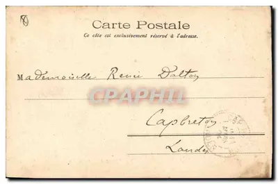 Marseille — Het Triomfboog — Edit. B. P. n° 110 — Achterkant