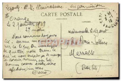 De Poort van Aix — Marseille — A. C. — Achterkant