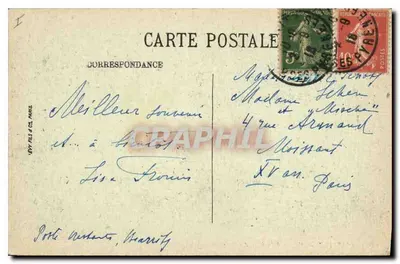 Biarritz — Fale na wybrzeżu Basque — LL. nr 260 — Rewers