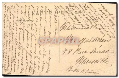 Biarritz — panoramowy widok z Atalaye — Ida - L. Jugand, fotografia — Rewers