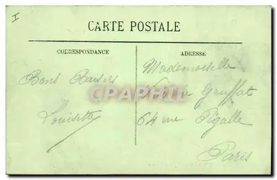 Boulogne-sur-Mer — Effekt der Wellen — LL. Nr. 355 — Rückseite