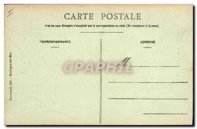 Boulogne-sur-Mer — The Castle and the Cathedral - E.S. — Stevenard, publisher — Back