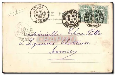 Boulogne-sur-Mer — A Porta de Calais e Nossa Senhora de Boulogne — Librairie-Papeterie Irénée Decroix — Verso