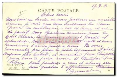 Chamonix — Kolej Montenvers i Aiguille du Dru — 12120 — Rewers