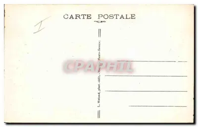 O Arve e o Mont-Blanc — Chamonix — editor L. Morand, Haute-Savoie — Verso