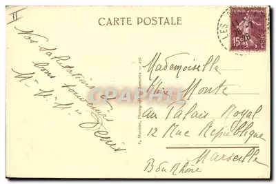 Chamonix — Les Bossons i Mont Blanc — Foto Monnier — Rewers