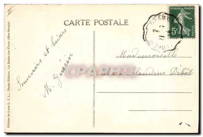 Chamonix — Stazione del Montenvers e la Mer de Glace — L. J. L. - 23 — Verso