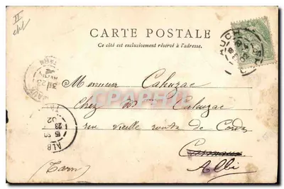 Auch — Katedra. Ołtarz chóru — Villort, wyd. Auch (F.P.) — Rewers
