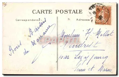 Le Havre — zachód słońca przy wejściu do portu — G. F. Le Havre, n°78 — Rewers