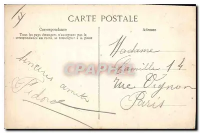 Le Havre — A Ponte, um dia de Tempestade — EID — Verso