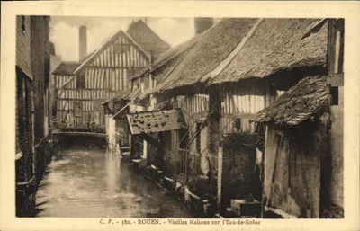 Stare domy nad wodą Robec — Rouen — C.V. 380