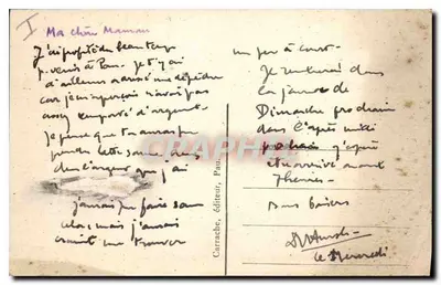 Pau — Il Castello Nazionale — Carrache, editore, n° 113 — Verso