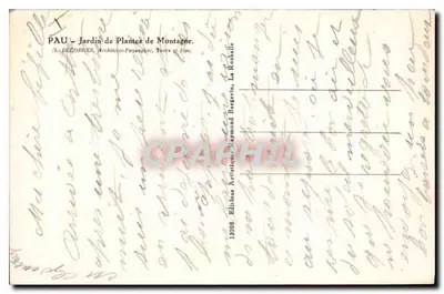 Giardino delle Piante di Montagna — Pau — Editore Ramuntcho — Verso